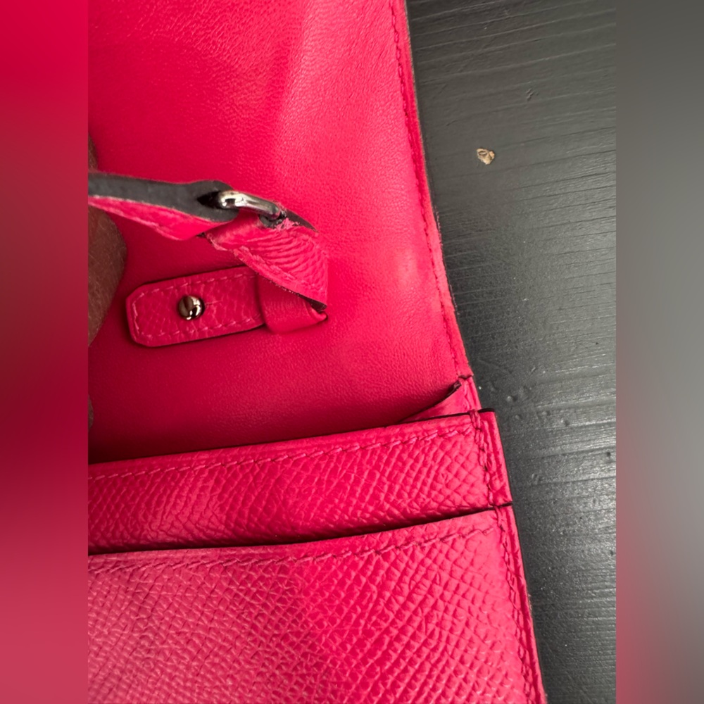 Hermès Constance Wallet To Go – Rose Extreme Epsom Sable Alligator “H” 2016 - Picture 8 of 16